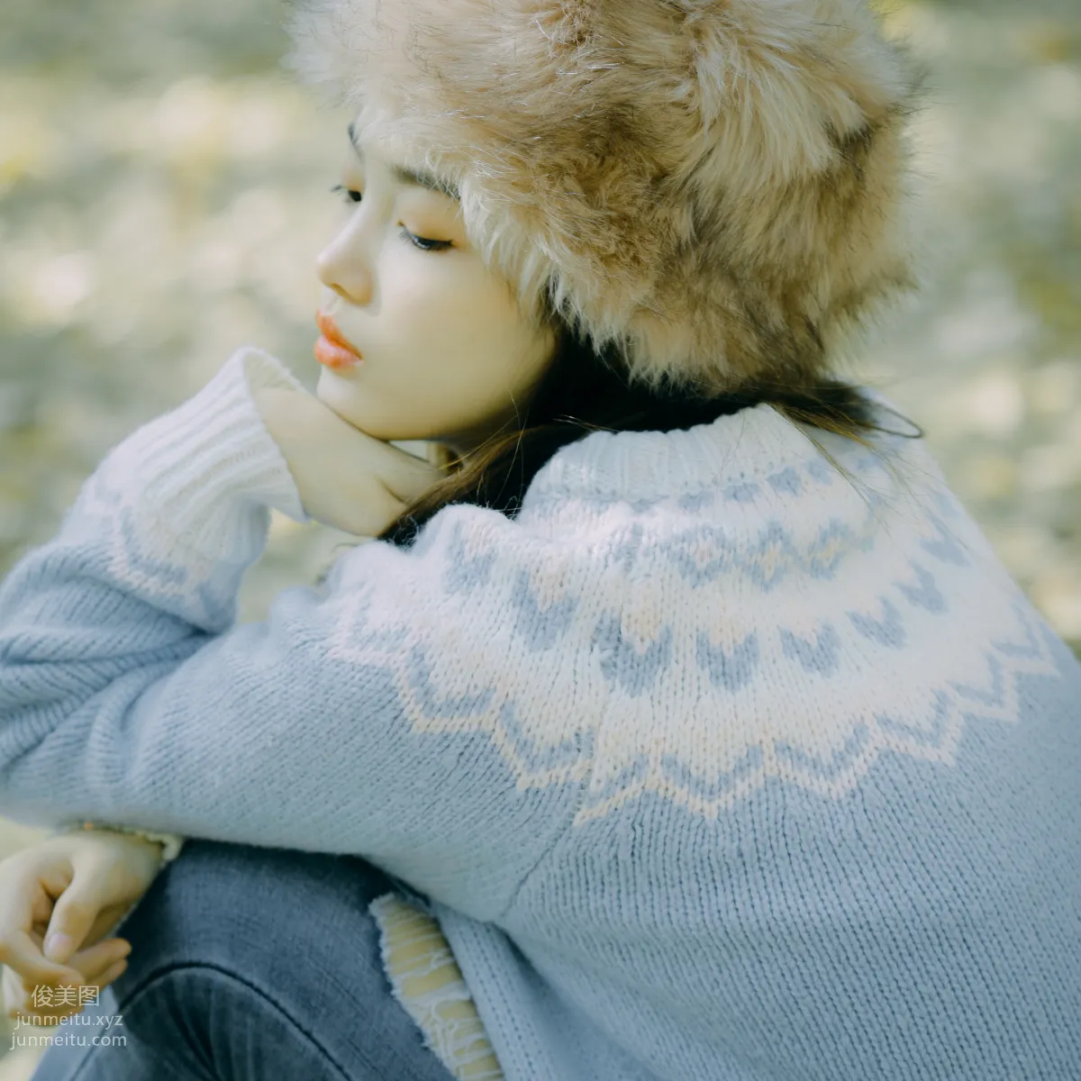 [YiTuYu] 2021.12.23 Blue Ginkgo Yiya Yiya Yo photo 19