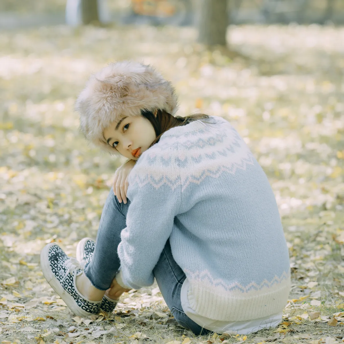 [YiTuYu] 2021.12.23 Blue Ginkgo Yiya Yiya Yo photo 20