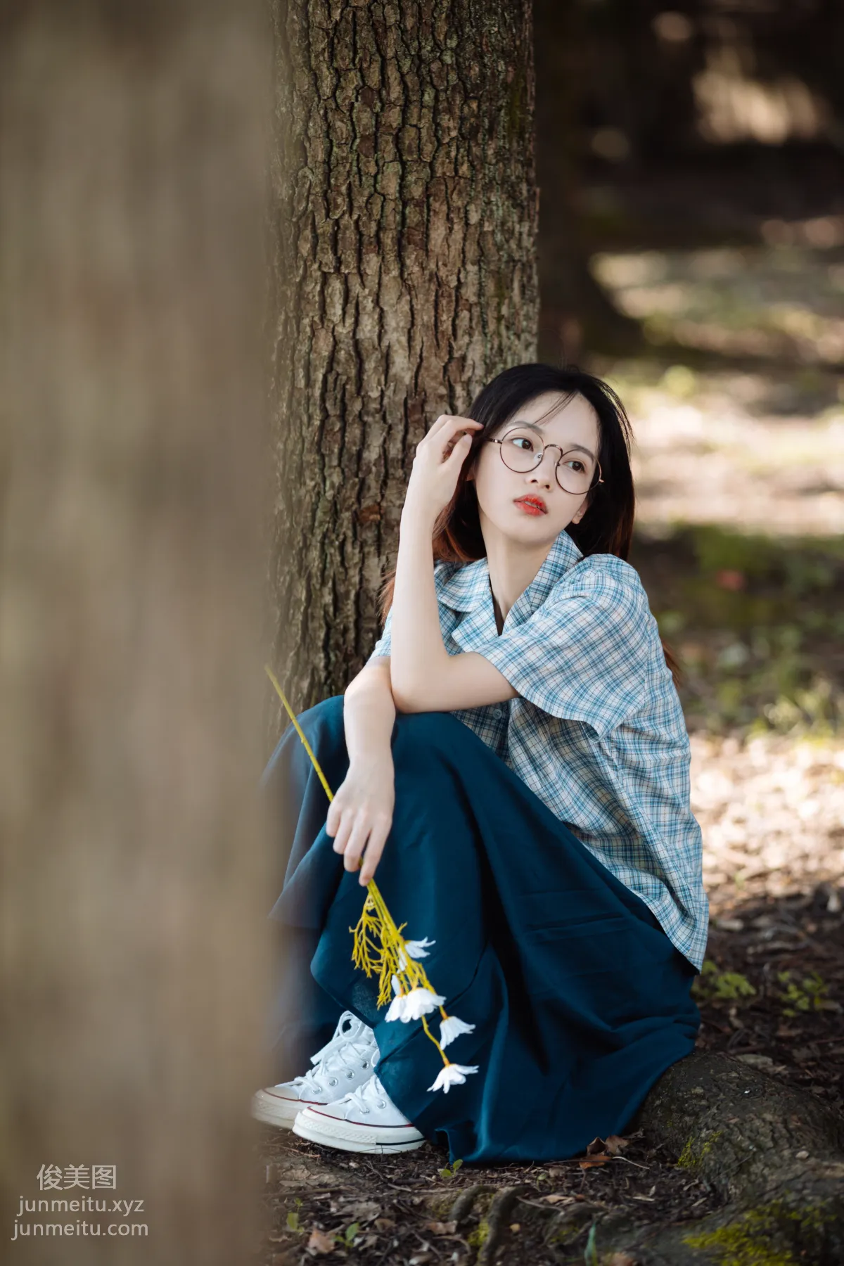 [YiTuYu] 2022.01.03 Blue Past Under the Tree, Yiya Yiya Yo photo 19