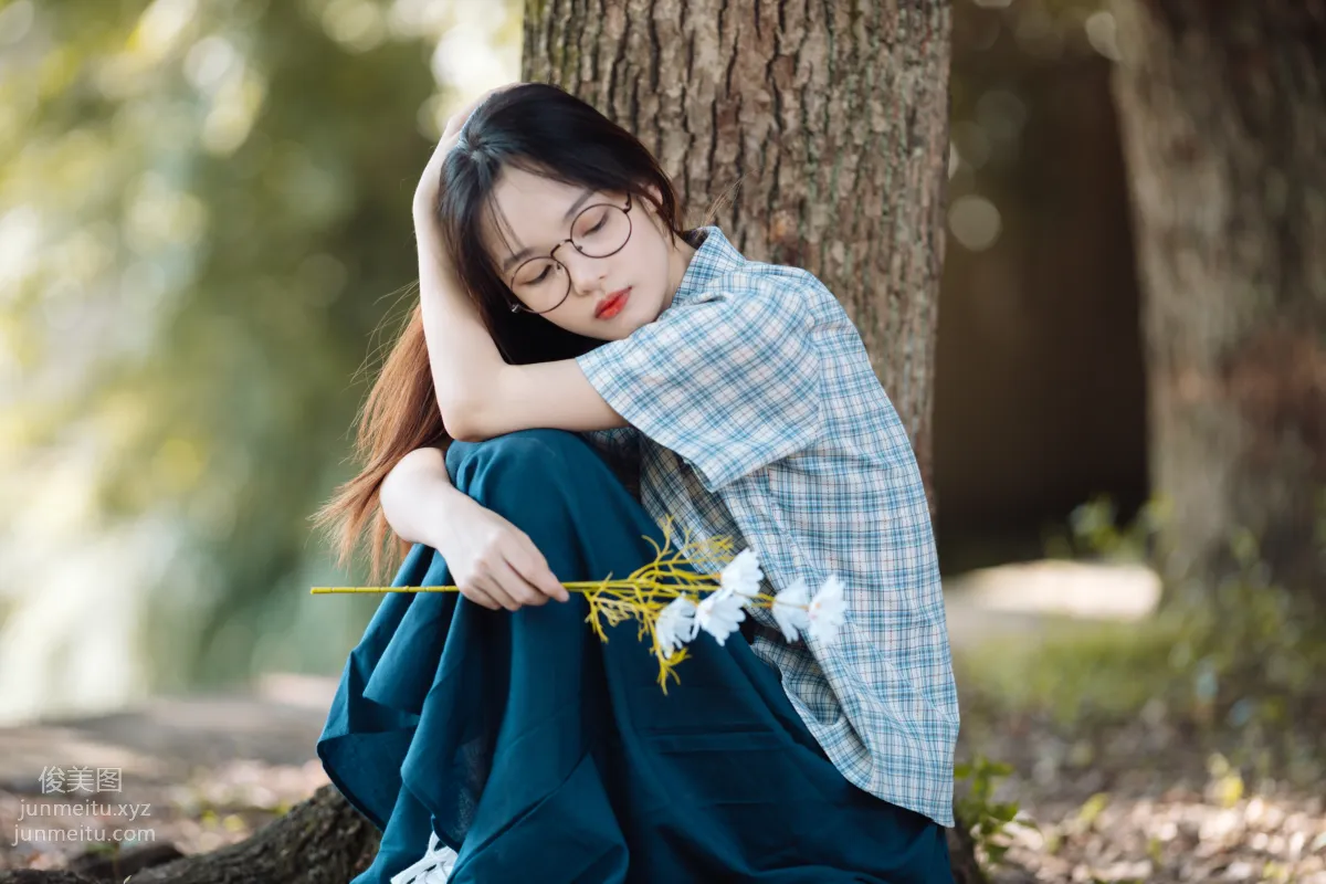 [YiTuYu] 2022.01.03 Blue Past Under the Tree, Yiya Yiya Yo photo 20