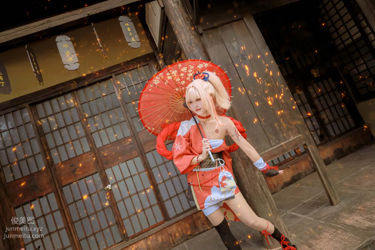 [YiTuYu] 2022.02.04 Genshin Impact Yoimiya COS Xiao Long photo 2