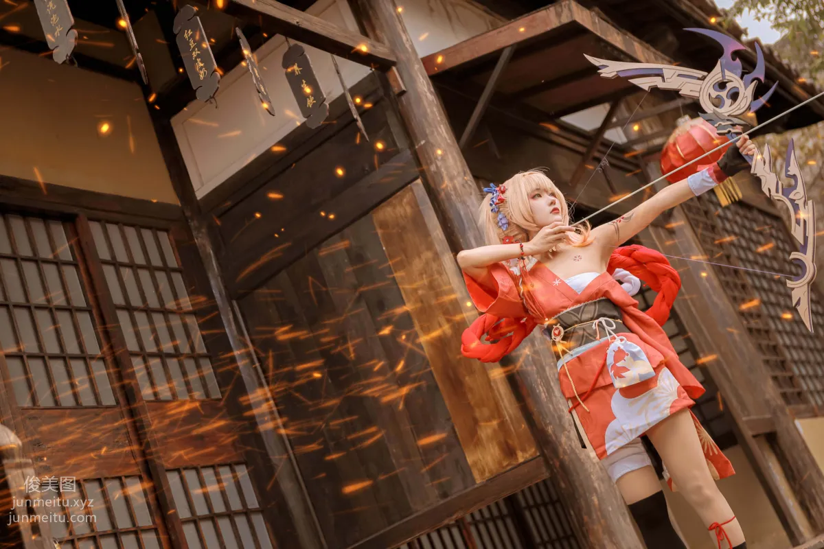 [YiTuYu] 2022.02.04 Genshin Impact Yoimiya COS Xiao Long photo 3