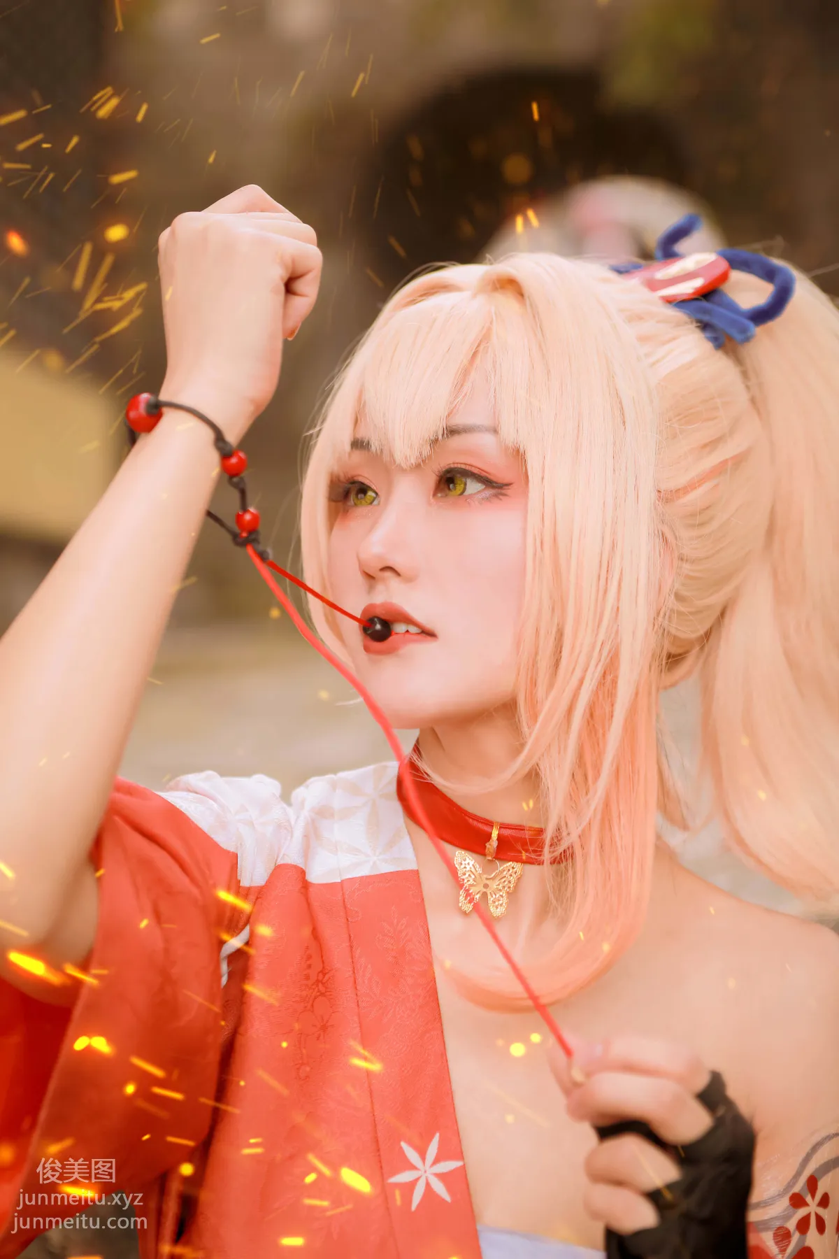 [YiTuYu] 2022.02.04 Genshin Impact Yoimiya COS Xiao Long photo 10