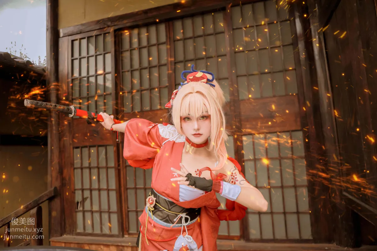 [YiTuYu] 2022.02.04 Genshin Impact Yoimiya COS Xiao Long photo 12