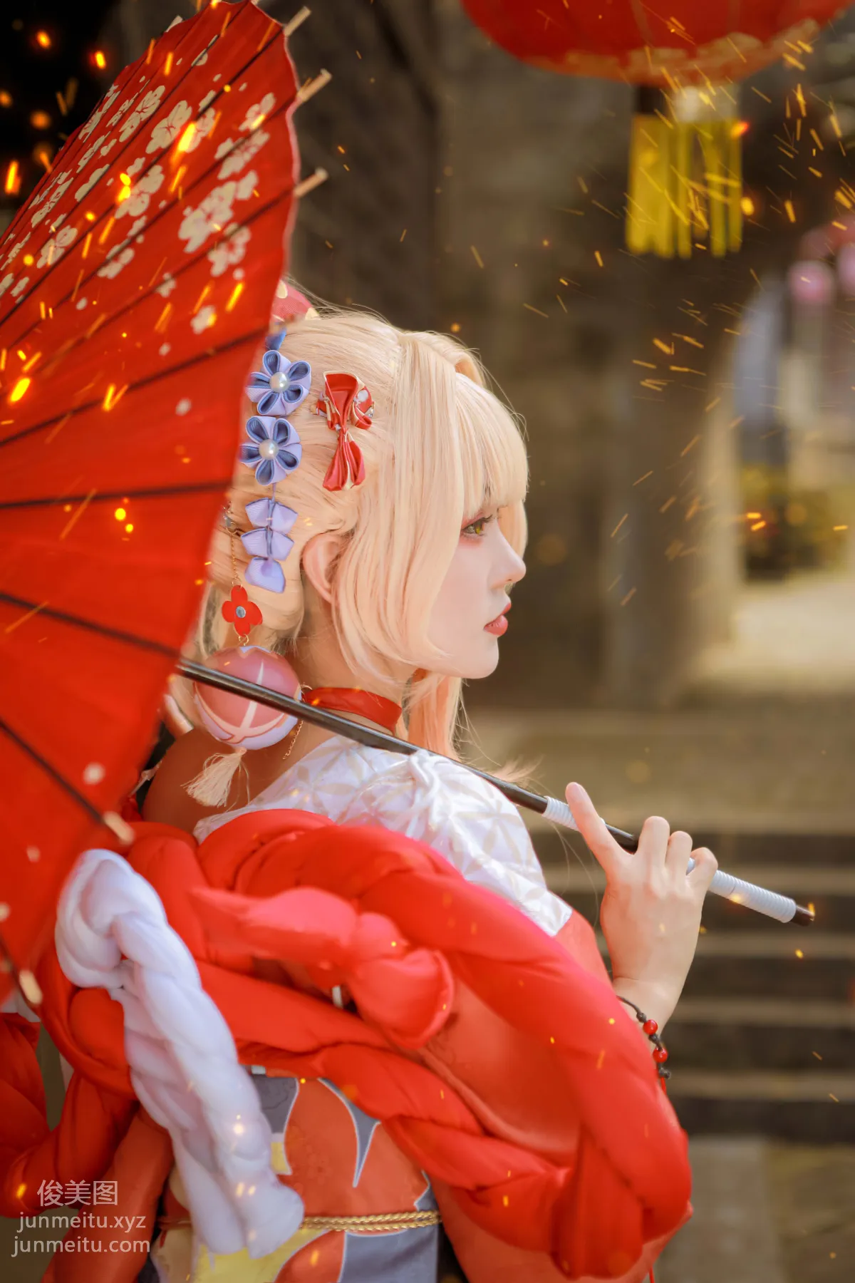[YiTuYu] 2022.02.04 Genshin Impact Yoimiya COS Xiao Long photo 13