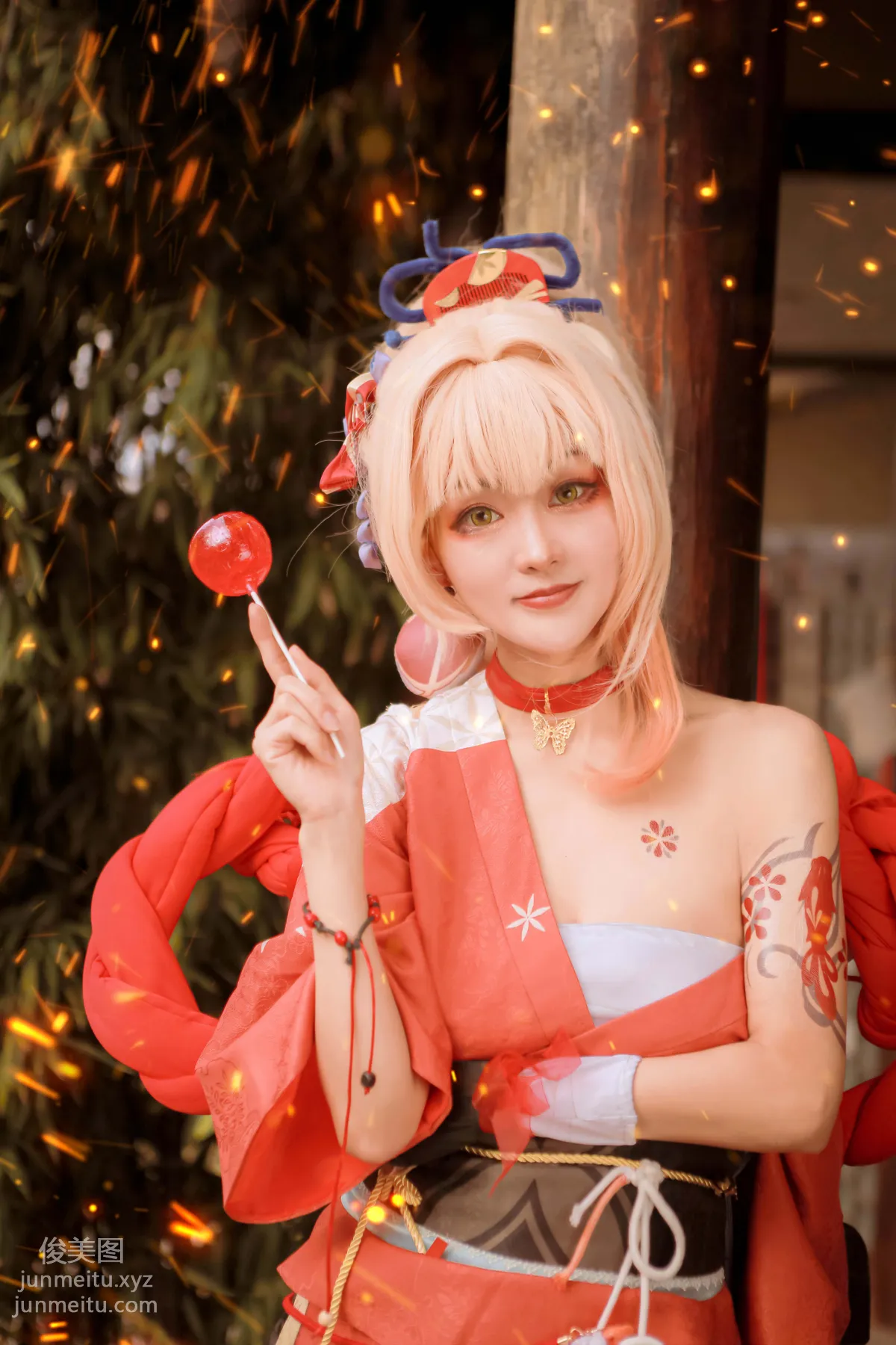[YiTuYu] 2022.02.04 Genshin Impact Yoimiya COS Xiao Long photo 15