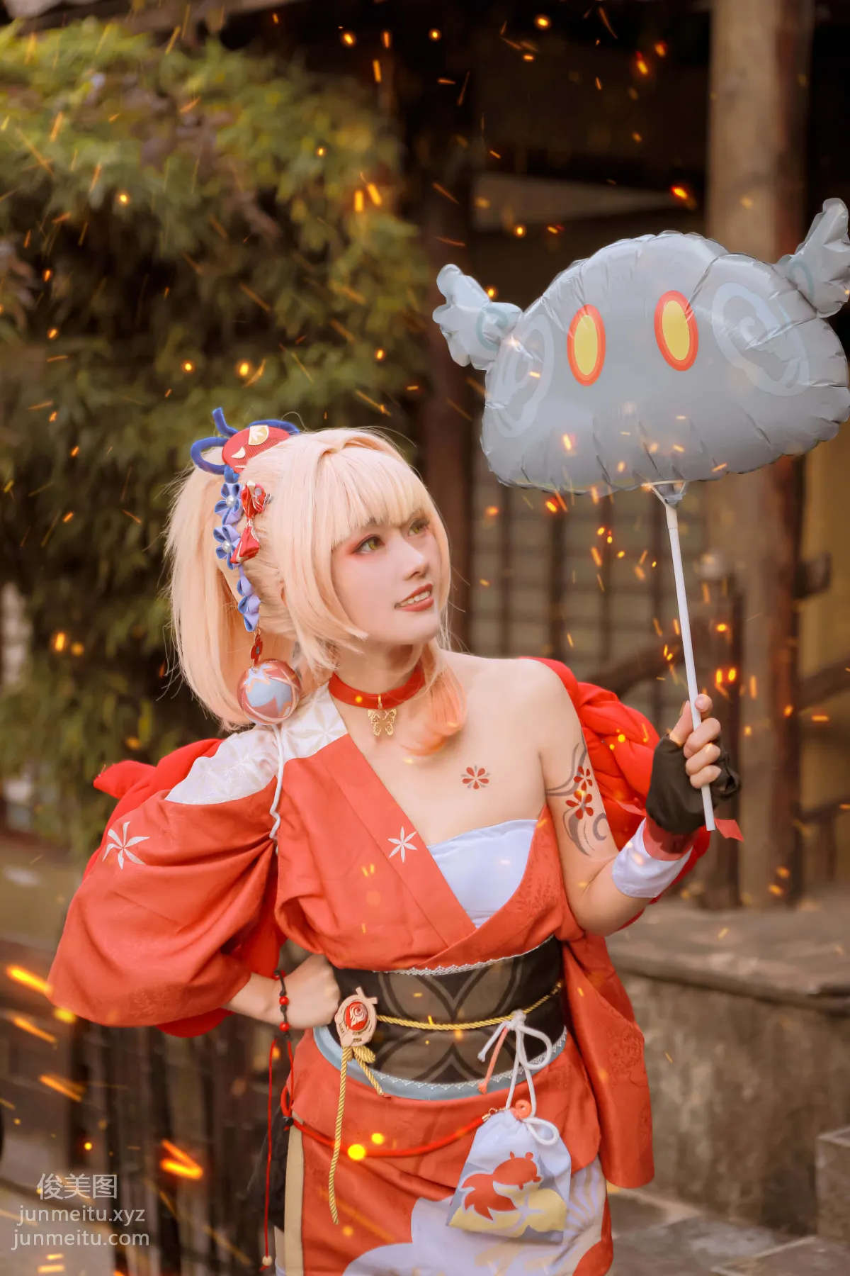 [YiTuYu] 2022.02.04 Genshin Impact Yoimiya COS Xiao Long photo 16