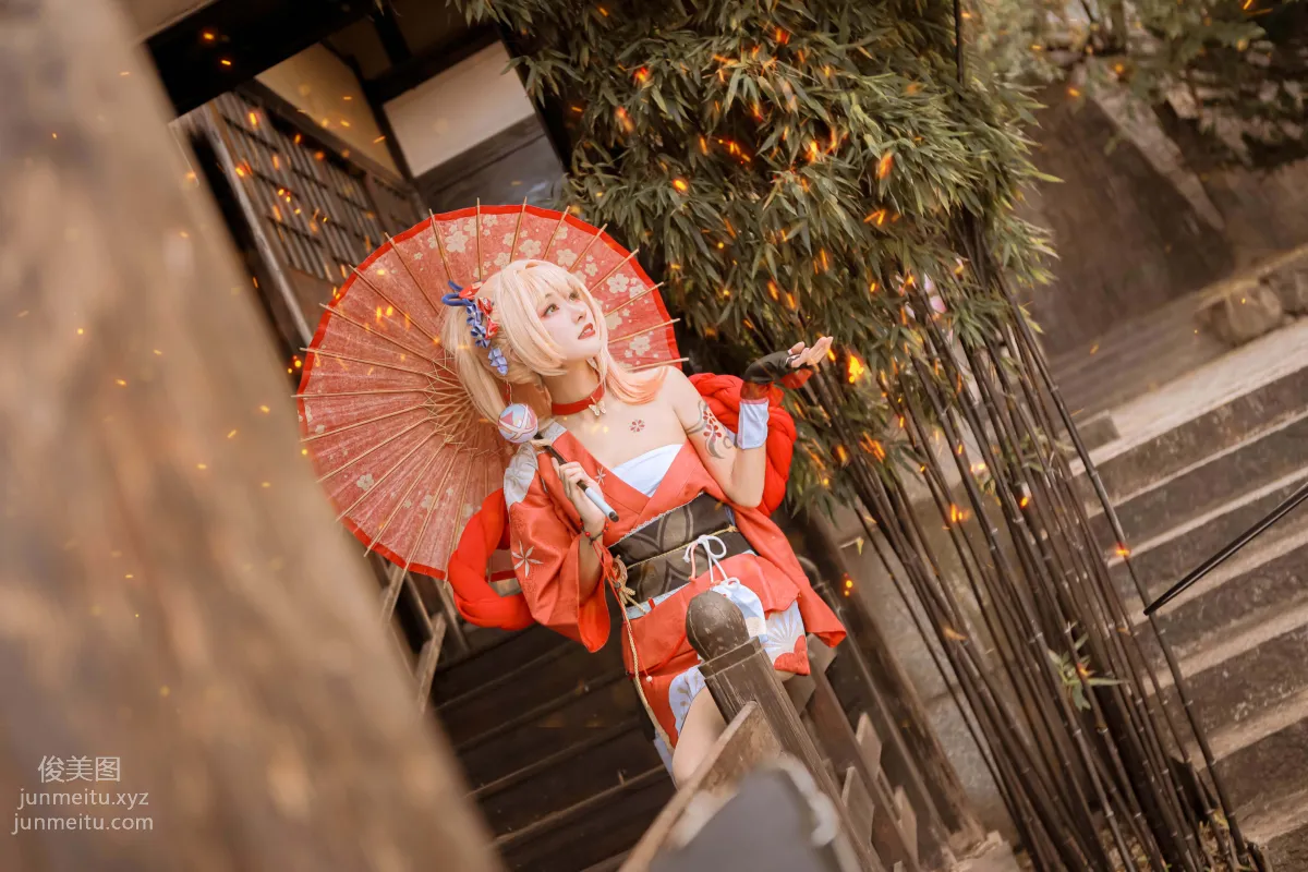 [YiTuYu] 2022.02.04 Genshin Impact Yoimiya COS Xiao Long photo 22