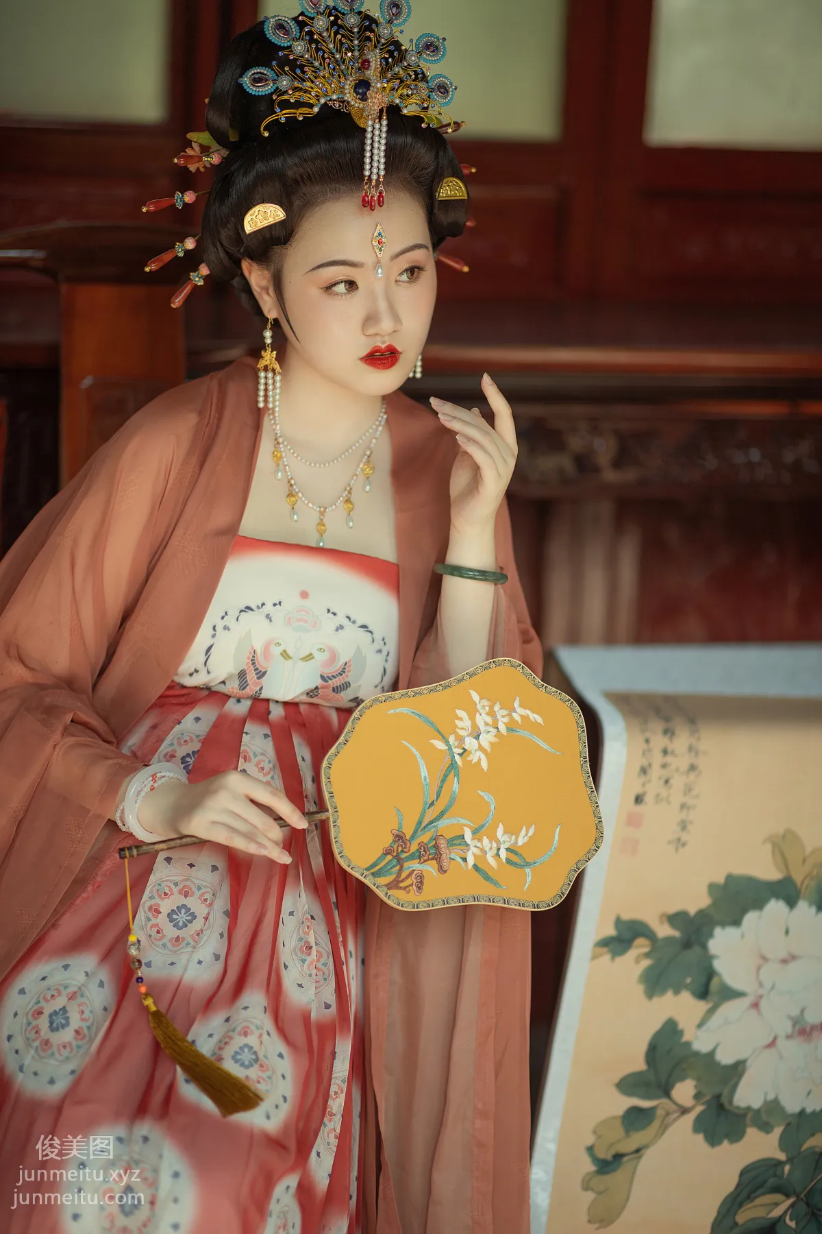 [YiTuYu] 2022.02.05 Tang Dynasty Peony Yumianmian o photo 21