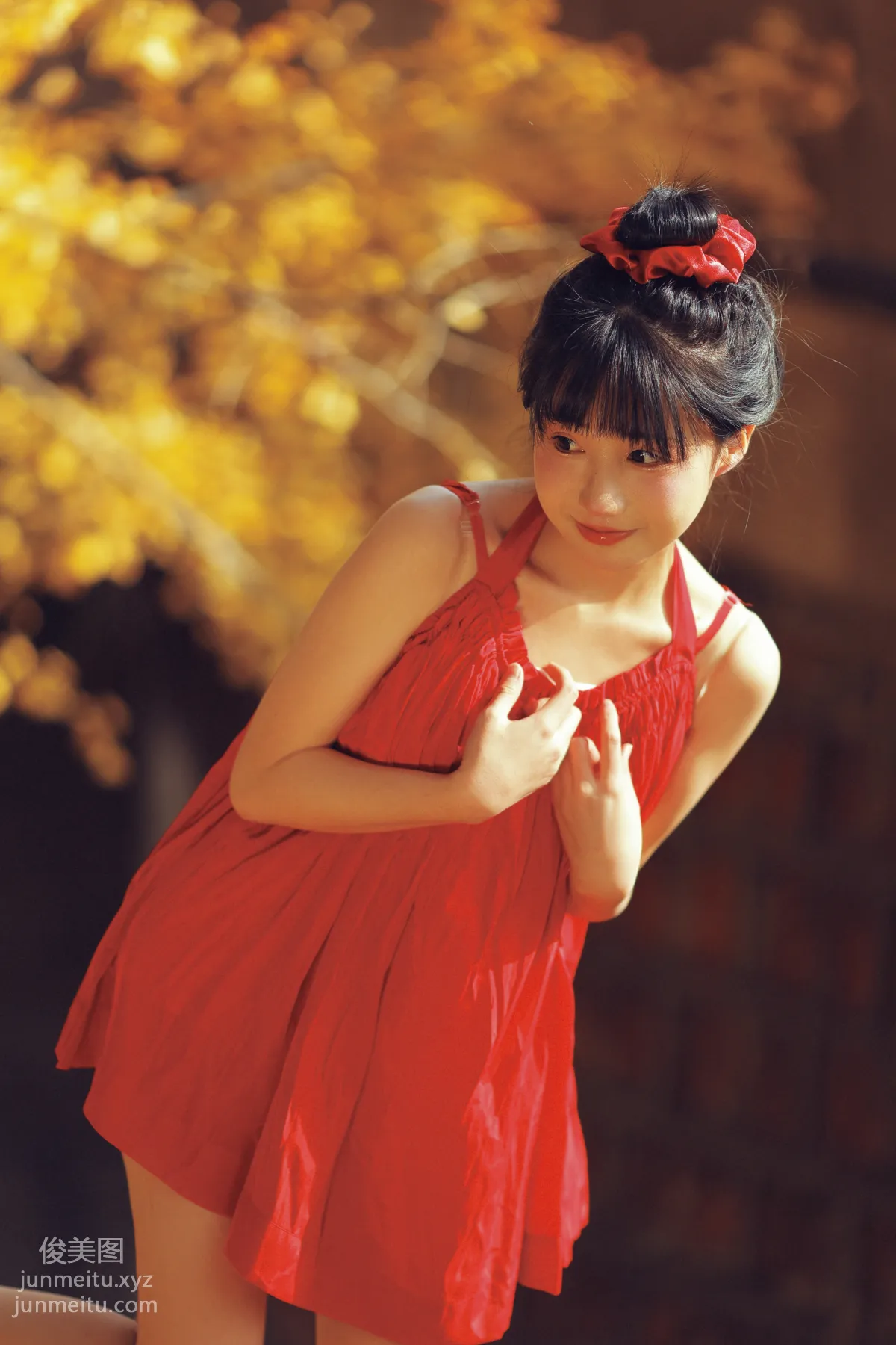 [YiTuYu] 2022.02.16 A Touch of Red in Winter Zhouxiao Tuya photo 5