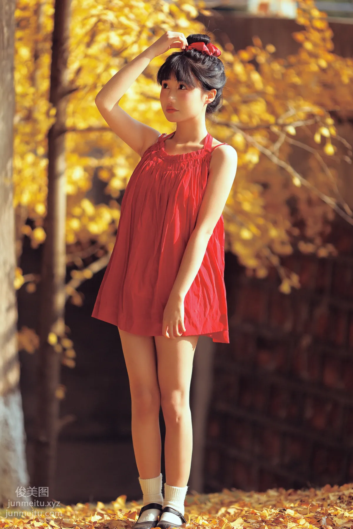 [YiTuYu] 2022.02.16 A Touch of Red in Winter Zhouxiao Tuya photo 22