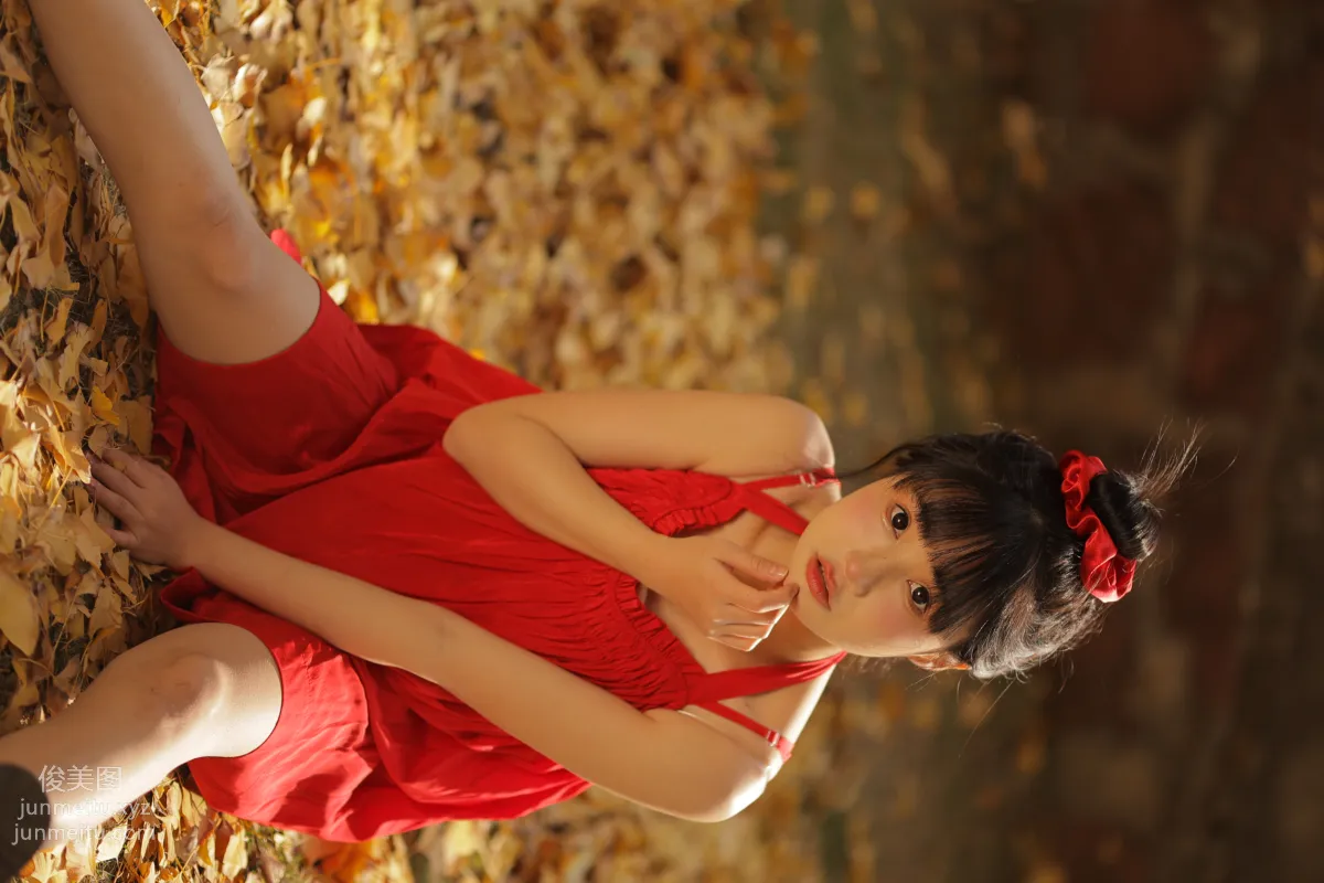 [YiTuYu] 2022.02.16 A Touch of Red in Winter Zhouxiao Tuya photo 32