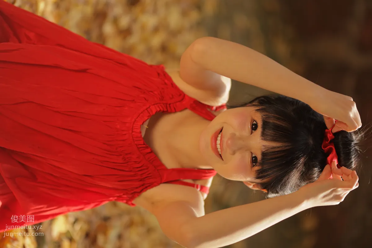[YiTuYu] 2022.02.16 A Touch of Red in Winter Zhouxiao Tuya photo 33