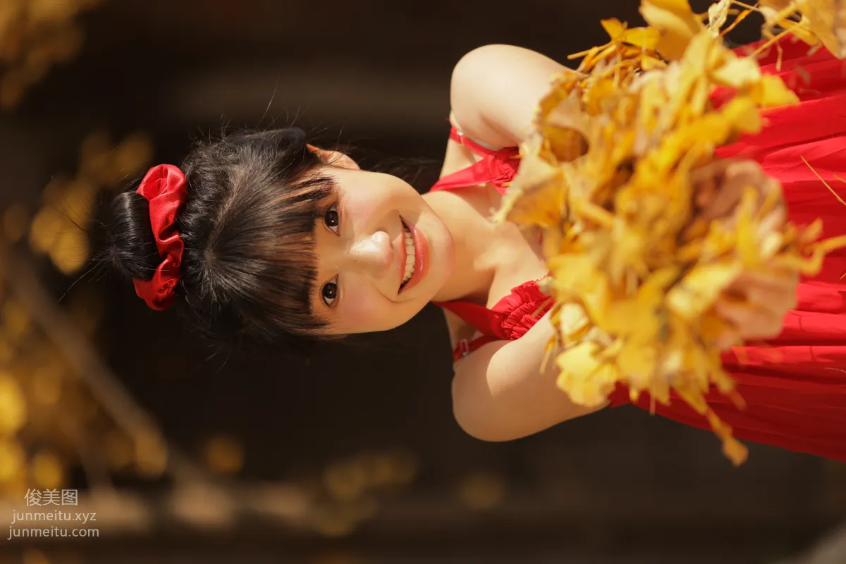 [YiTuYu] 2022.02.16 A Touch of Red in Winter Zhouxiao Tuya photo 37