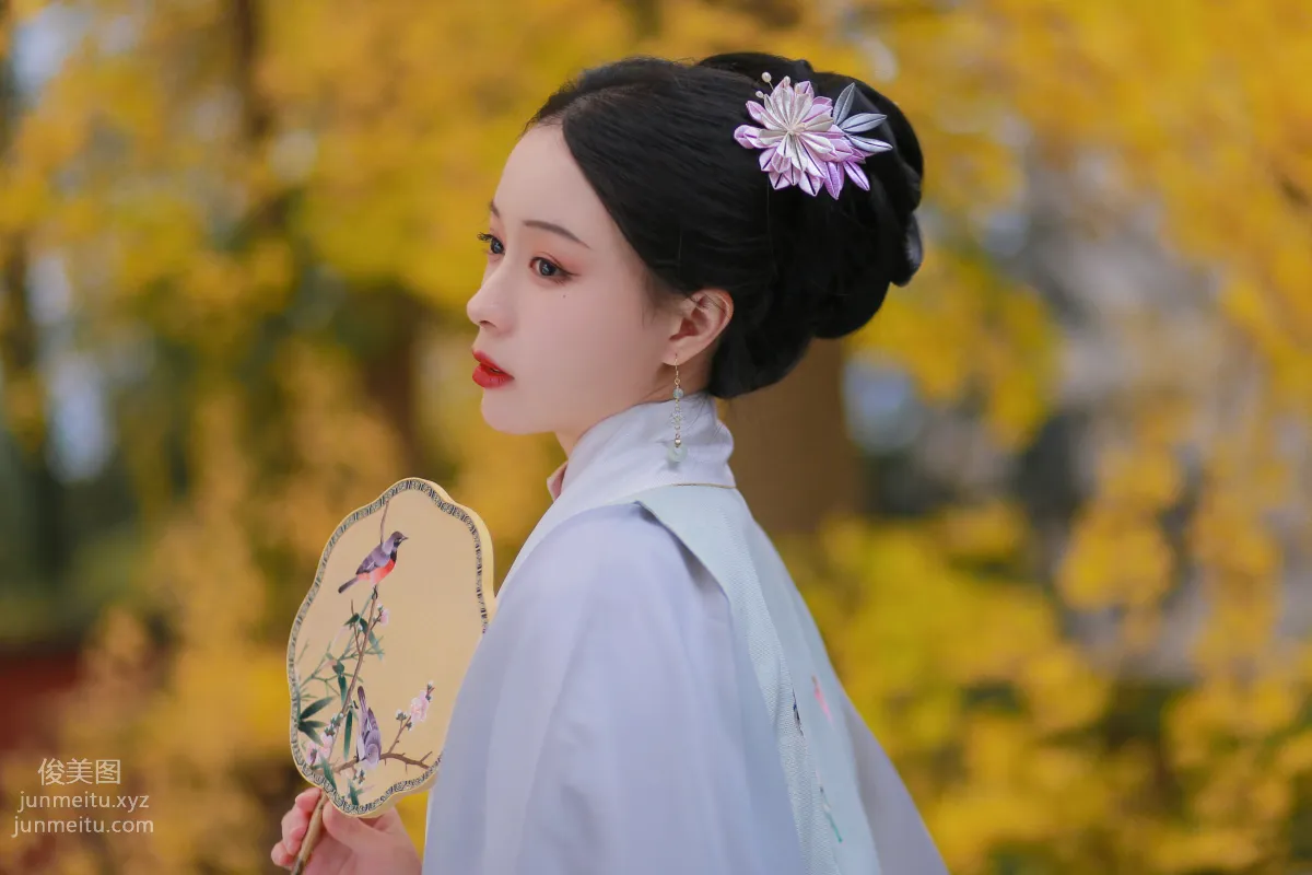 [YiTuYu] 2022.02.17 Ginkgo Song Huaze Ruanruan photo 2
