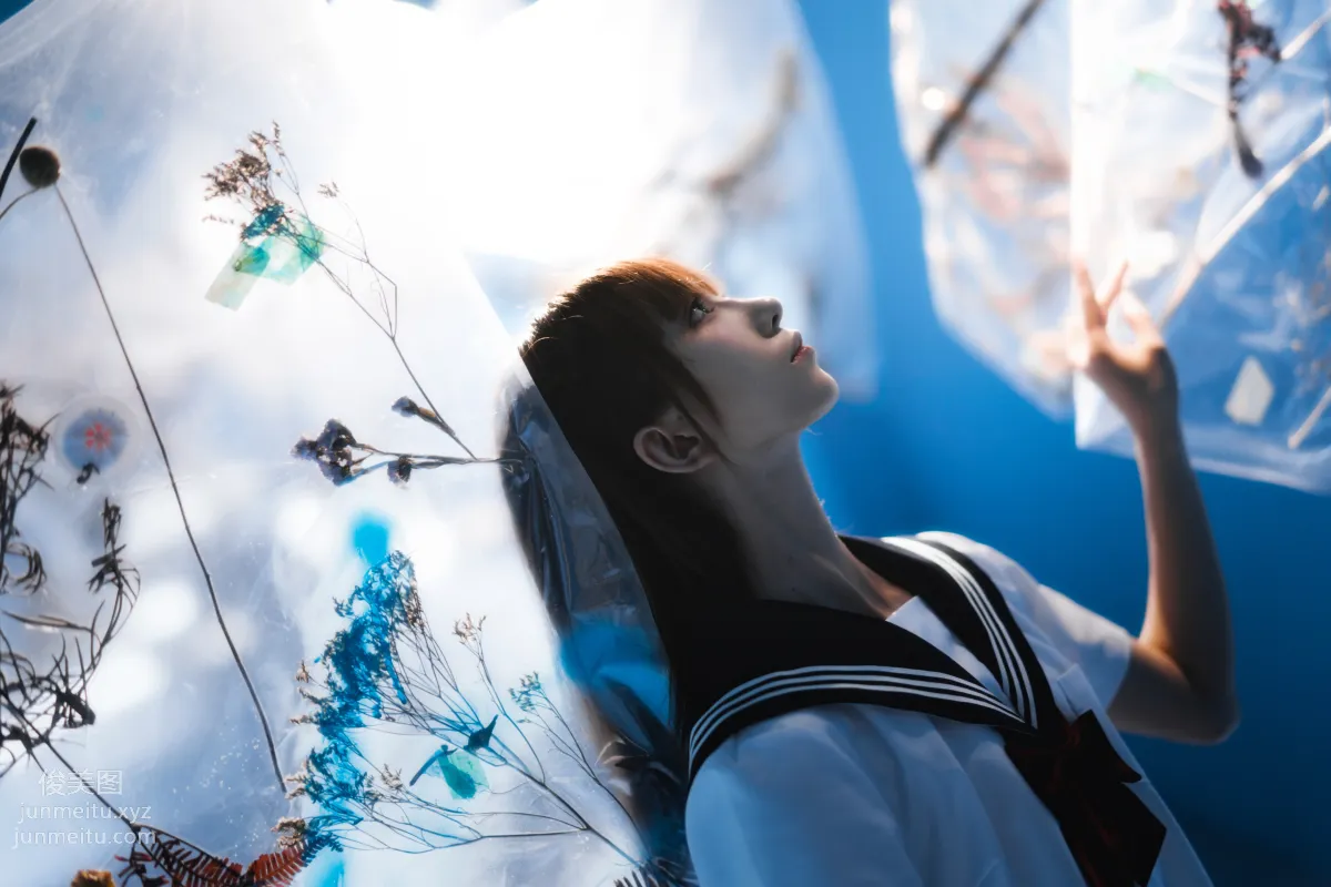 [YiTuYu] 2022.05.20 Seven Tenths Blue, Kitaro Qi Tailang photo 17
