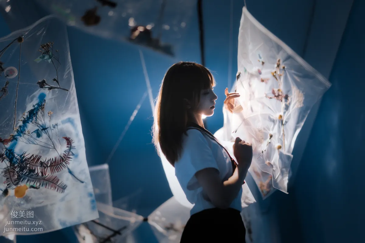 [YiTuYu] 2022.05.20 Seven Tenths Blue, Kitaro Qi Tailang photo 19