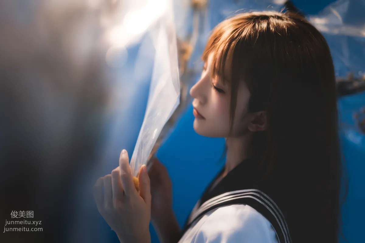 [YiTuYu] 2022.05.20 Seven Tenths Blue, Kitaro Qi Tailang photo 21