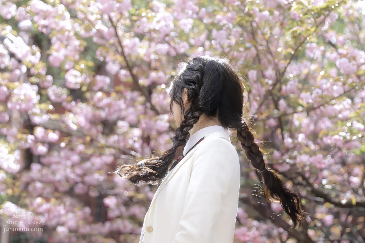 [YiTuYu] 2022.05.21 A Tree of Blooming Cherry Blossoms, Nie Shisan photo 10