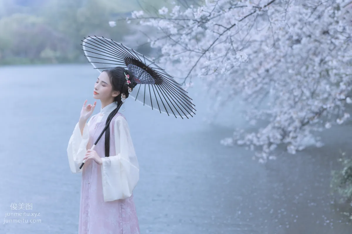 [YiTuYu] 2022.05.25 Rain Cherry Blossoms Mou Xiaoyao photo 4