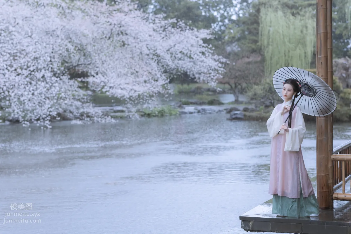 [YiTuYu] 2022.05.25 Rain Cherry Blossoms Mou Xiaoyao photo 8