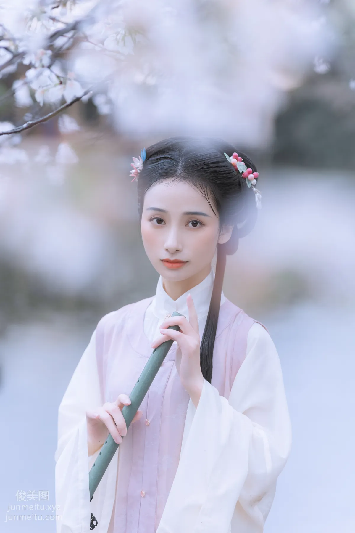 [YiTuYu] 2022.05.25 Rain Cherry Blossoms Mou Xiaoyao photo 29