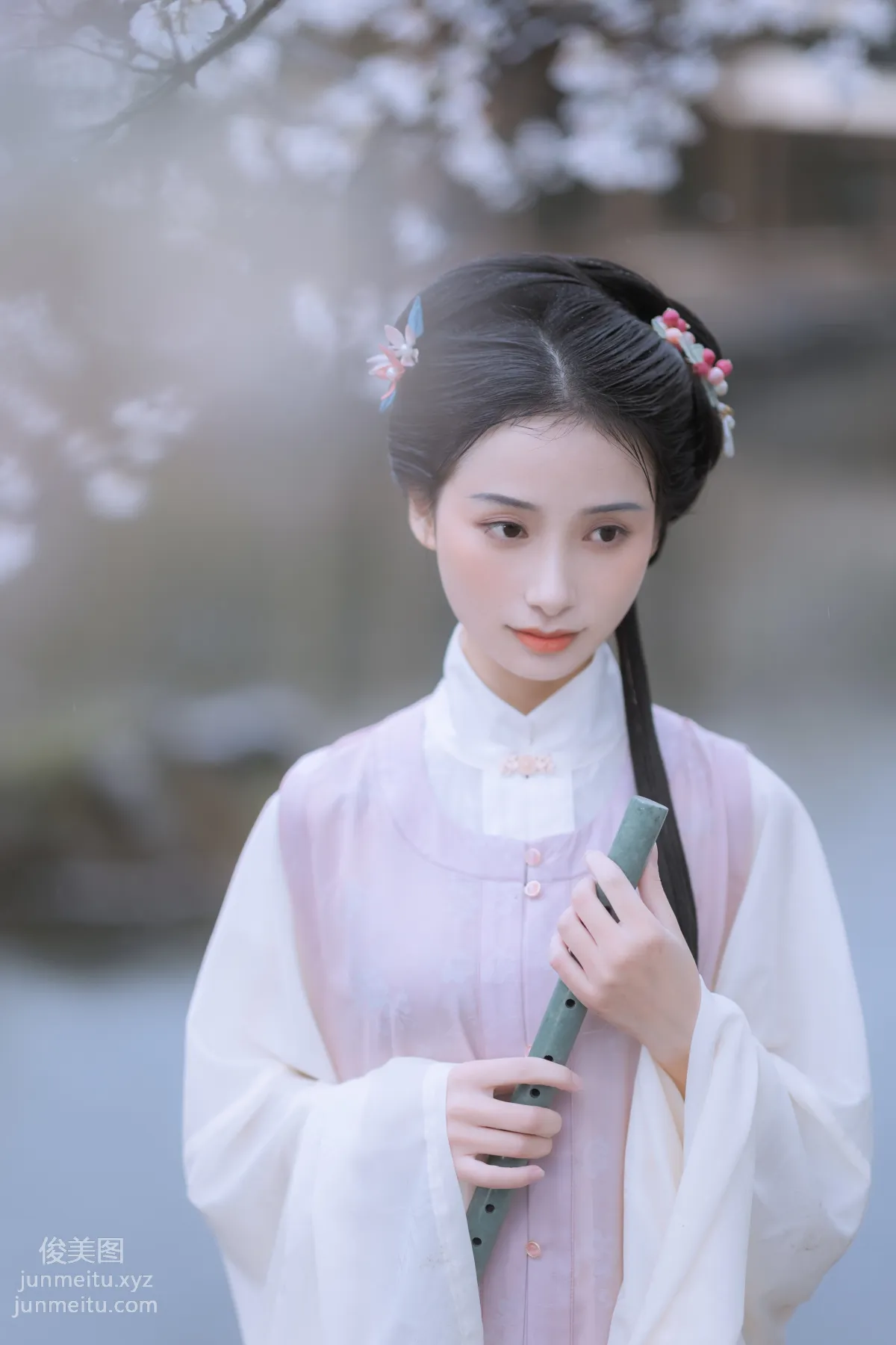 [YiTuYu] 2022.05.25 Rain Cherry Blossoms Mou Xiaoyao photo 30