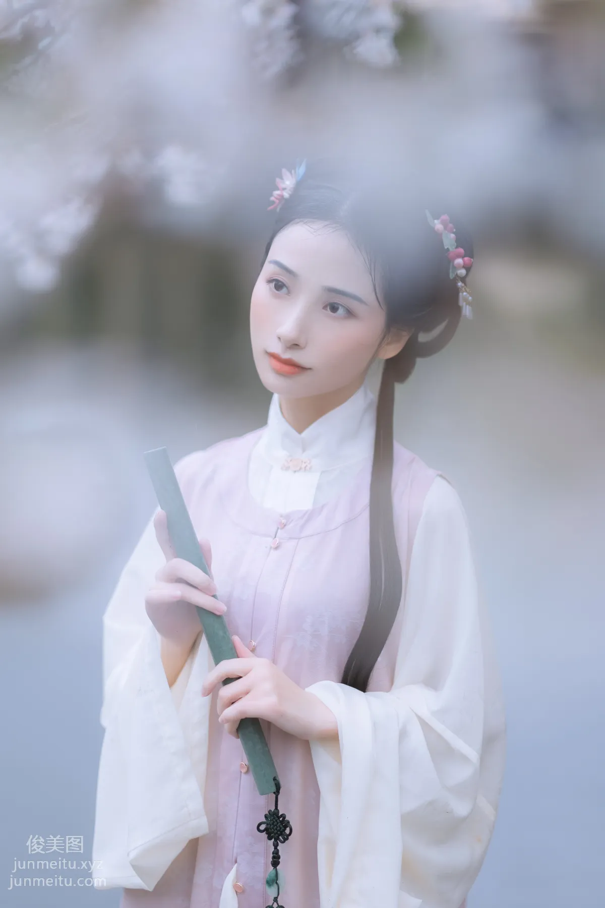 [YiTuYu] 2022.05.25 Rain Cherry Blossoms Mou Xiaoyao photo 31