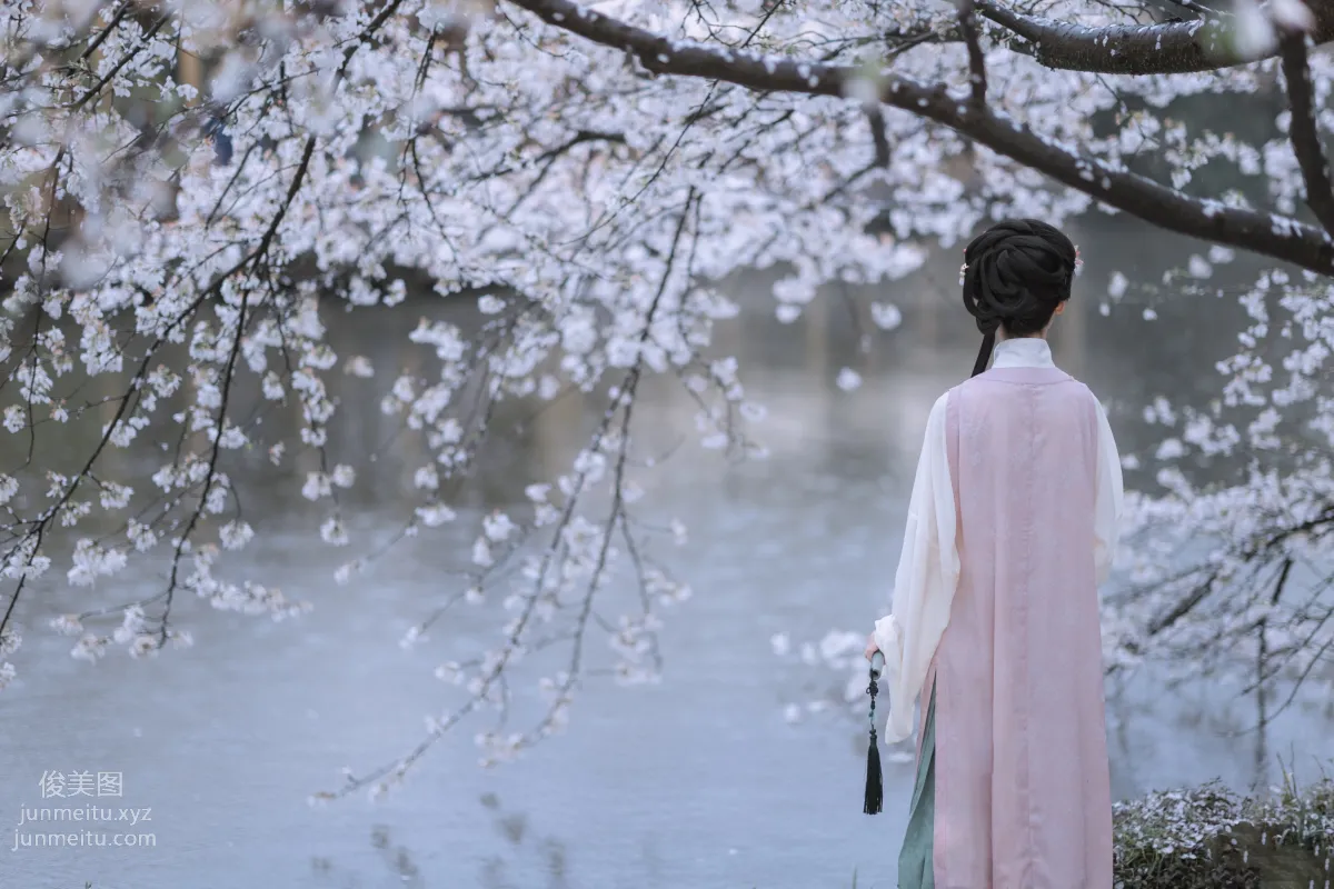 [YiTuYu] 2022.05.25 Rain Cherry Blossoms Mou Xiaoyao photo 33