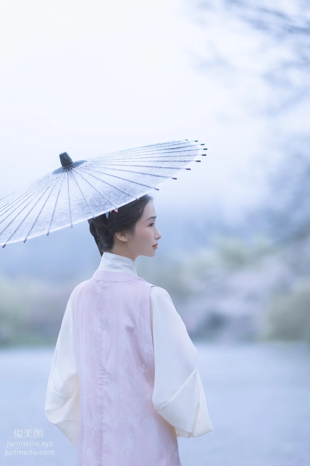 [YiTuYu] 2022.05.25 Rain Cherry Blossoms Mou Xiaoyao photo 45