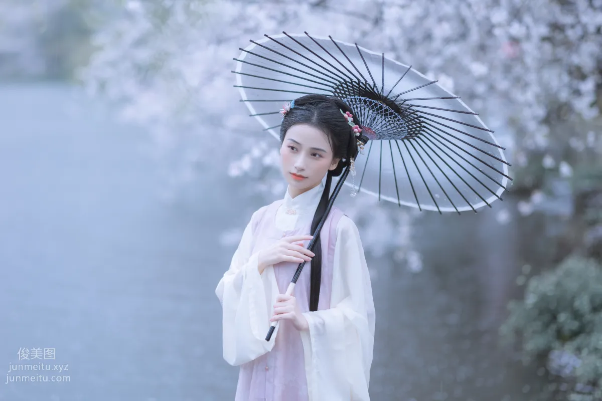 [YiTuYu] 2022.05.25 Rain Cherry Blossoms Mou Xiaoyao photo 46