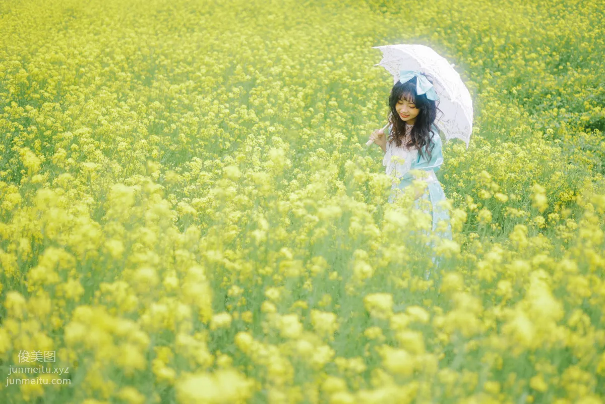 [YiTuYu] 2022.05.26 Yellow Flower Sea Qianqian photo 7