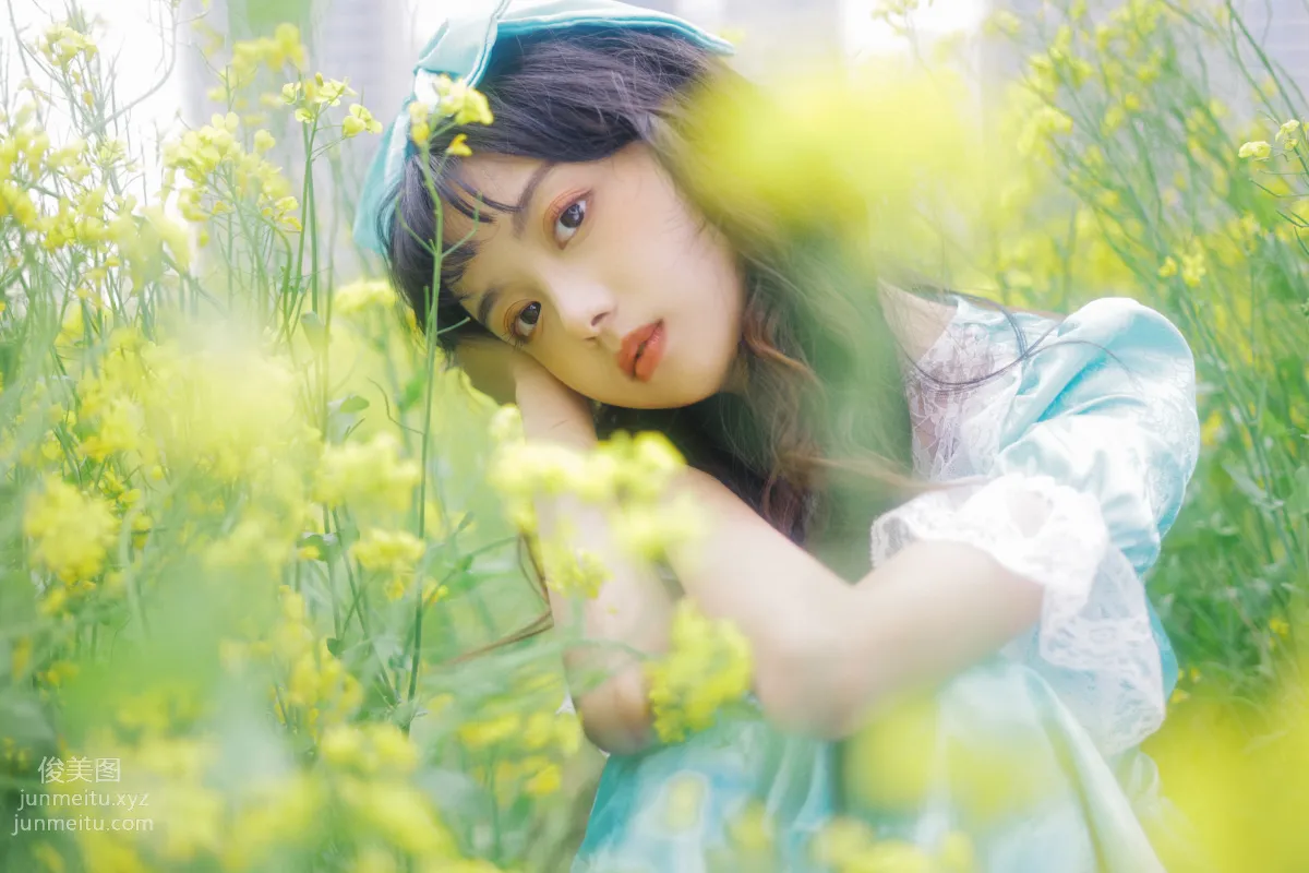 [YiTuYu] 2022.05.26 Yellow Flower Sea Qianqian photo 15