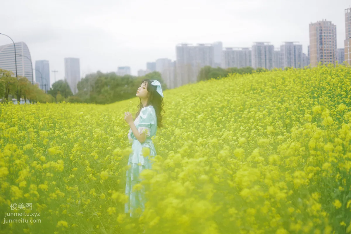 [YiTuYu] 2022.05.26 Yellow Flower Sea Qianqian photo 17