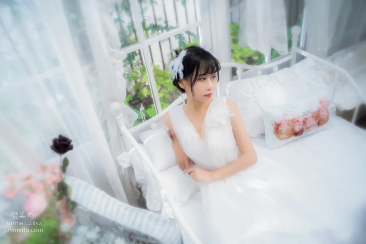 [YiTuYu] 2022.05.28 Pure White Bride Mengyaer o0 photo 3