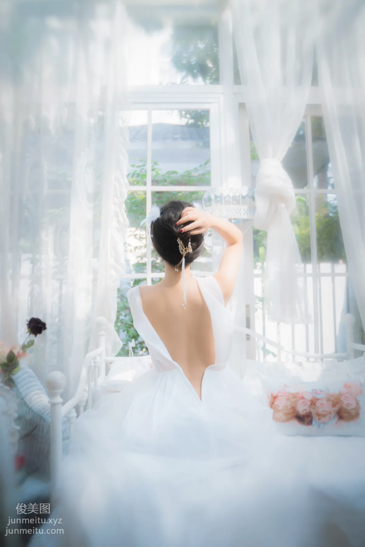 [YiTuYu] 2022.05.28 Pure White Bride Mengyaer o0 photo 5