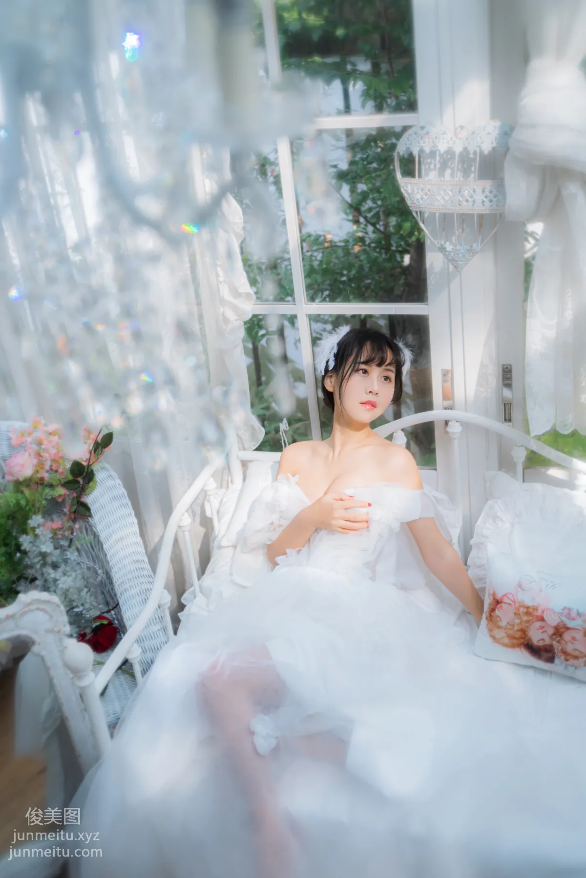 [YiTuYu] 2022.05.28 Pure White Bride Mengyaer o0 photo 7