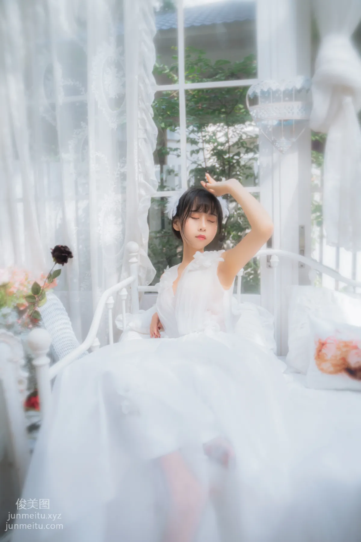 [YiTuYu] 2022.05.28 Pure White Bride Mengyaer o0 photo 9