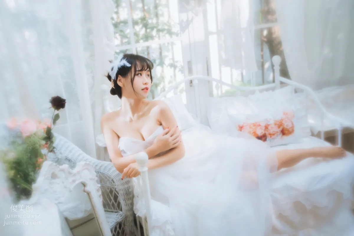 [YiTuYu] 2022.05.28 Pure White Bride Mengyaer o0 photo 13