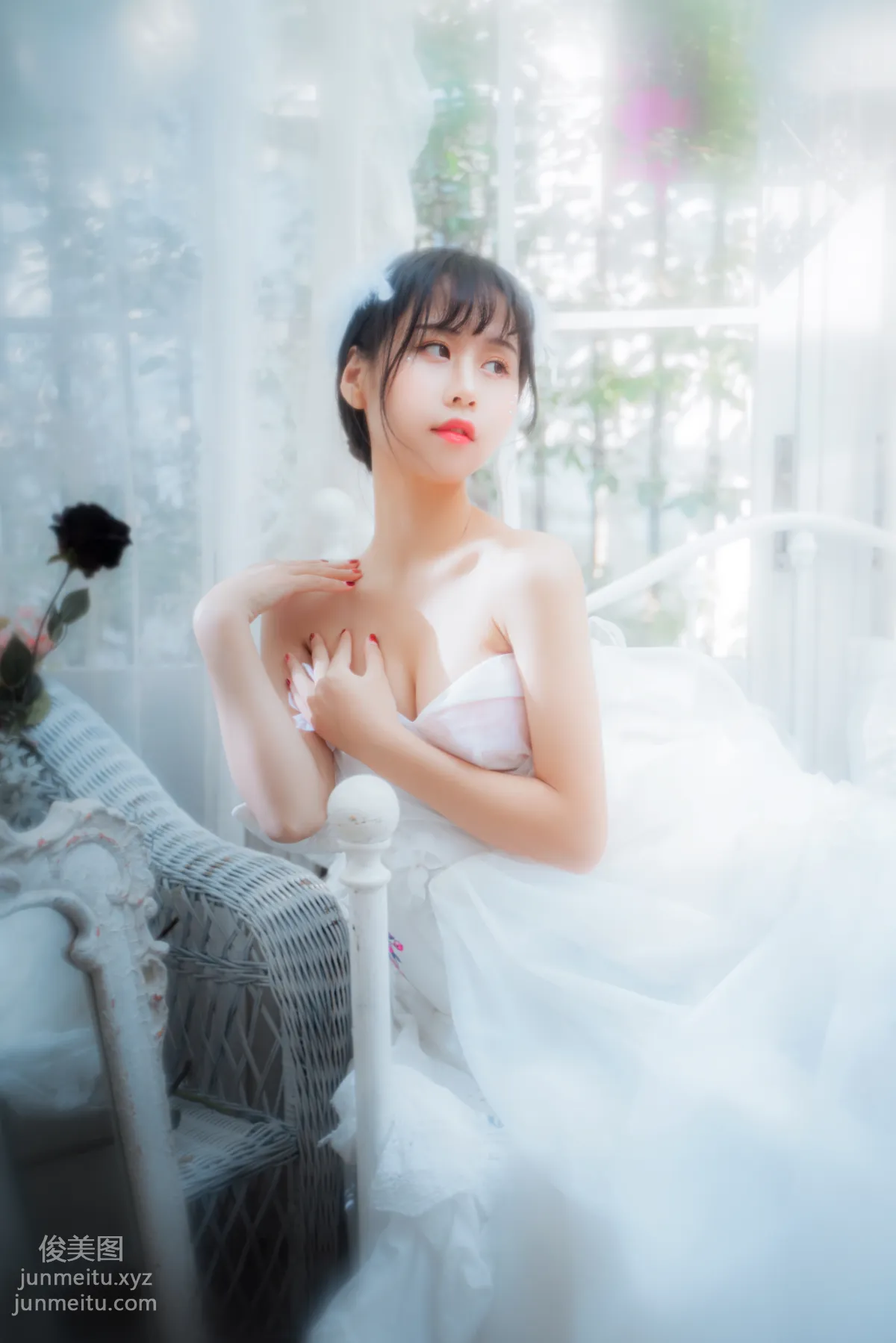[YiTuYu] 2022.05.28 Pure White Bride Mengyaer o0 photo 14
