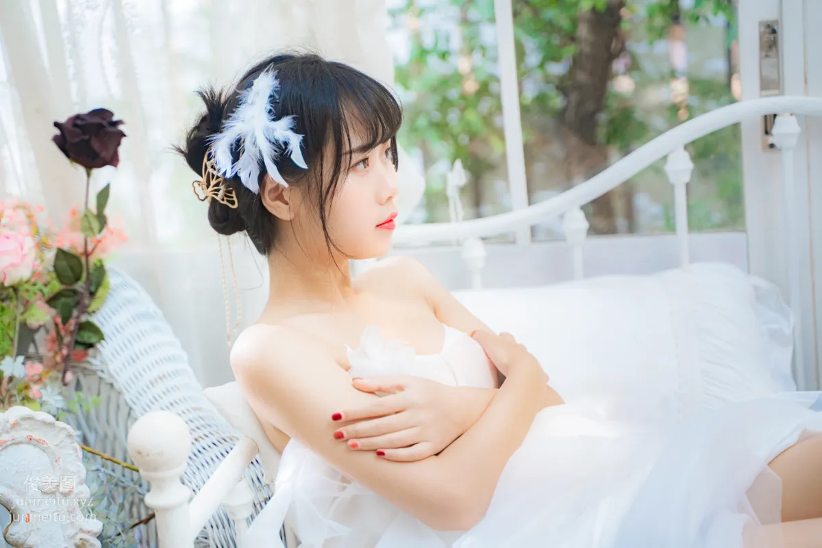 [YiTuYu] 2022.05.28 Pure White Bride Mengyaer o0 photo 15