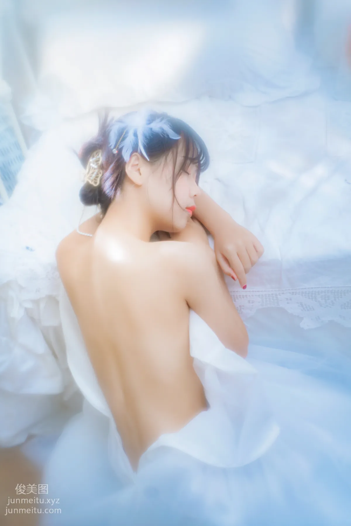 [YiTuYu] 2022.05.28 Pure White Bride Mengyaer o0 photo 16