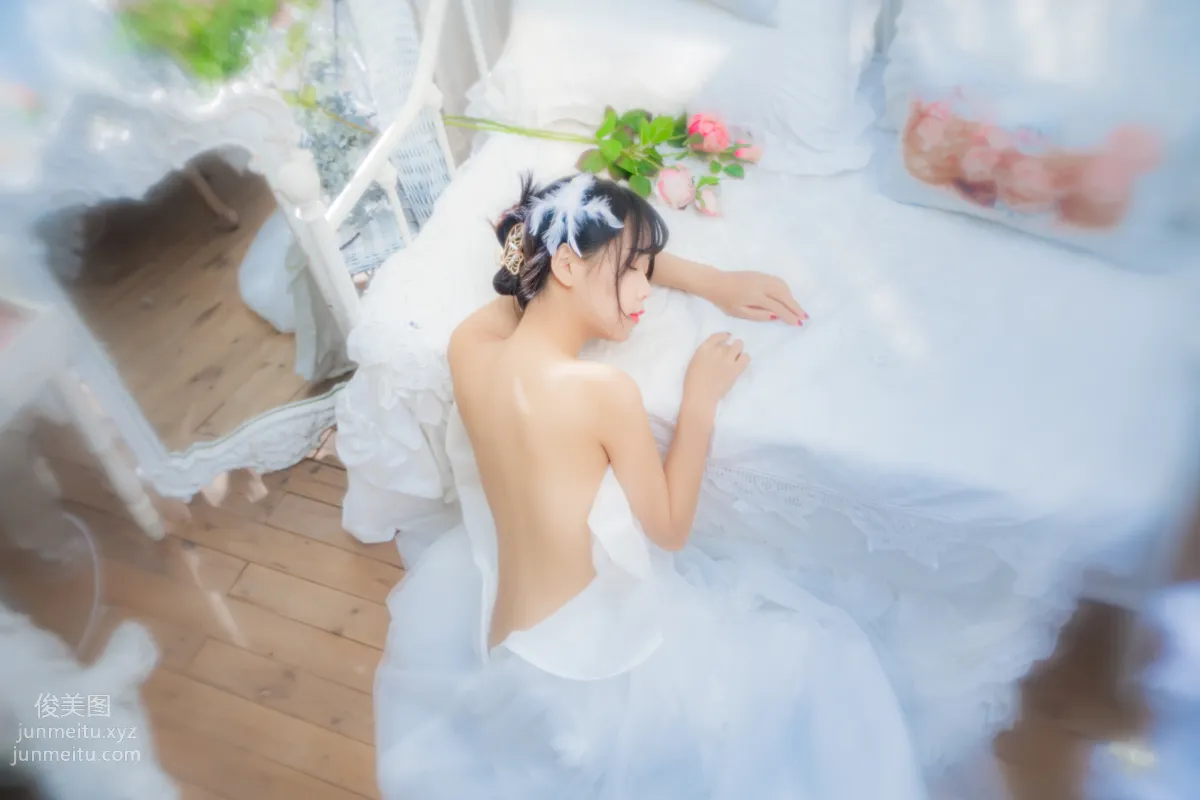 [YiTuYu] 2022.05.28 Pure White Bride Mengyaer o0 photo 18