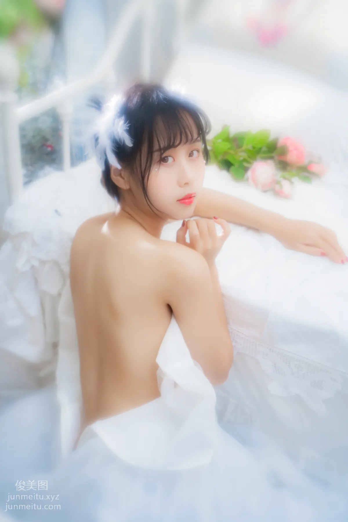 [YiTuYu] 2022.05.28 Pure White Bride Mengyaer o0 photo 19