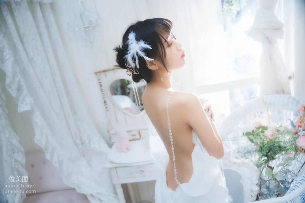 [YiTuYu] 2022.05.28 Pure White Bride Mengyaer o0 photo 22