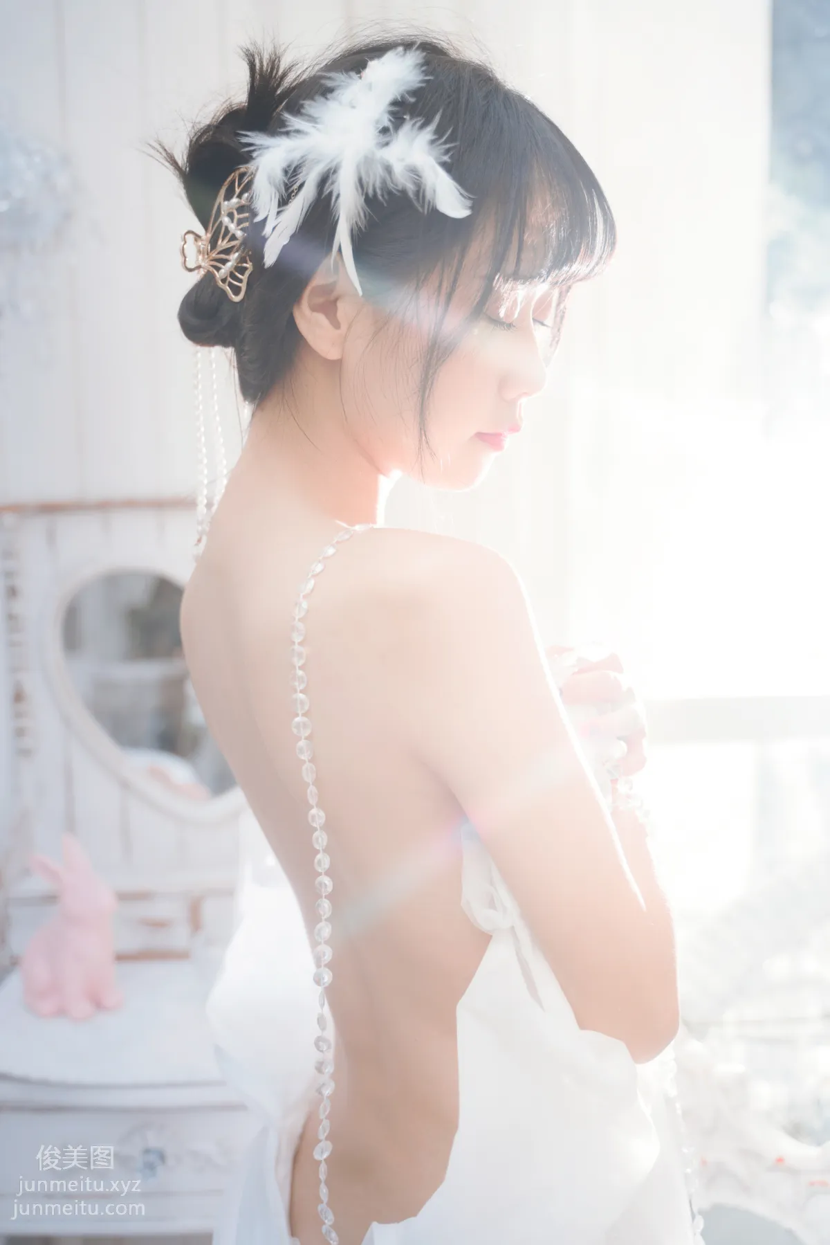 [YiTuYu] 2022.05.28 Pure White Bride Mengyaer o0 photo 23