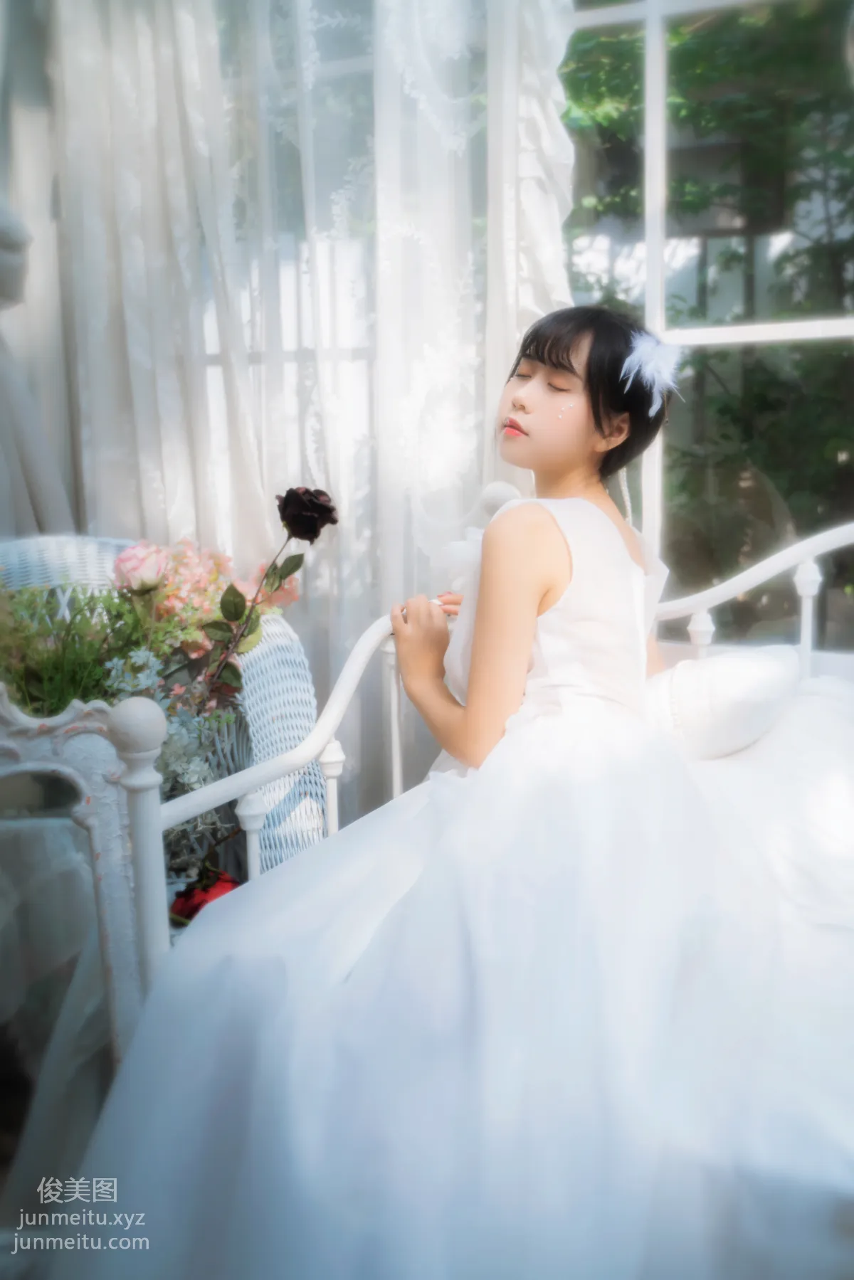 [YiTuYu] 2022.05.28 Pure White Bride Mengyaer o0 photo 24