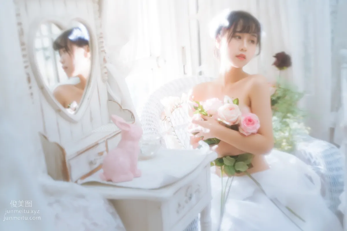 [YiTuYu] 2022.05.28 Pure White Bride Mengyaer o0 photo 26