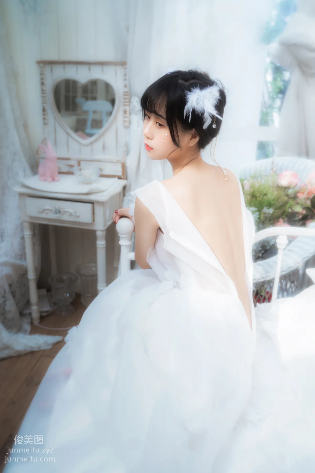 [YiTuYu] 2022.05.28 Pure White Bride Mengyaer o0 photo 29