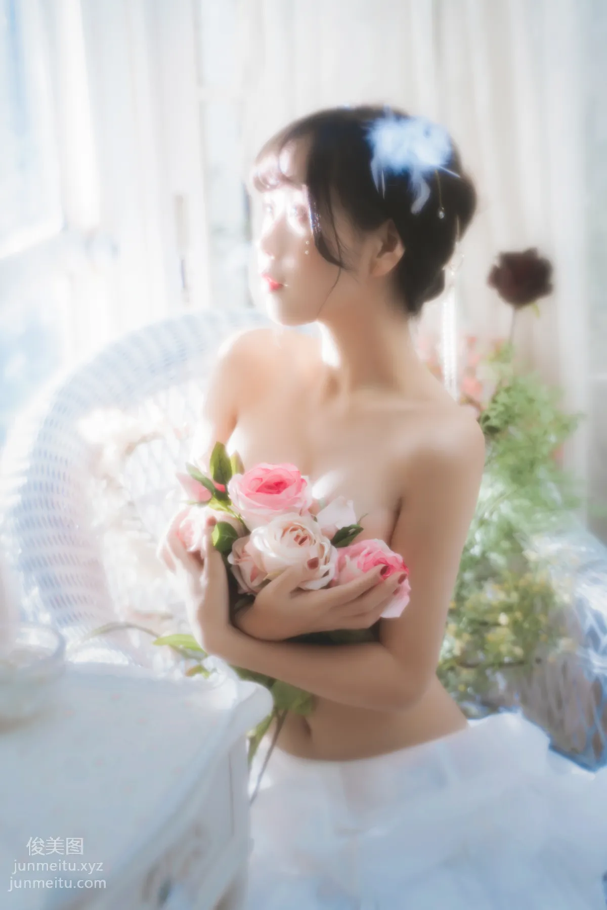 [YiTuYu] 2022.05.28 Pure White Bride Mengyaer o0 photo 30